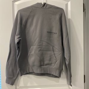 Brand new gray Essentials hoodie size XXS